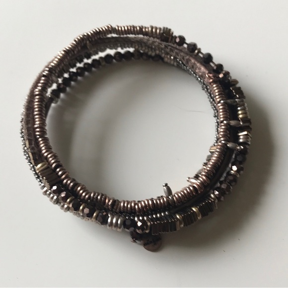 Stella & Dot Jarne Coil Bracelet-Bronze. - Picture 6 of 9